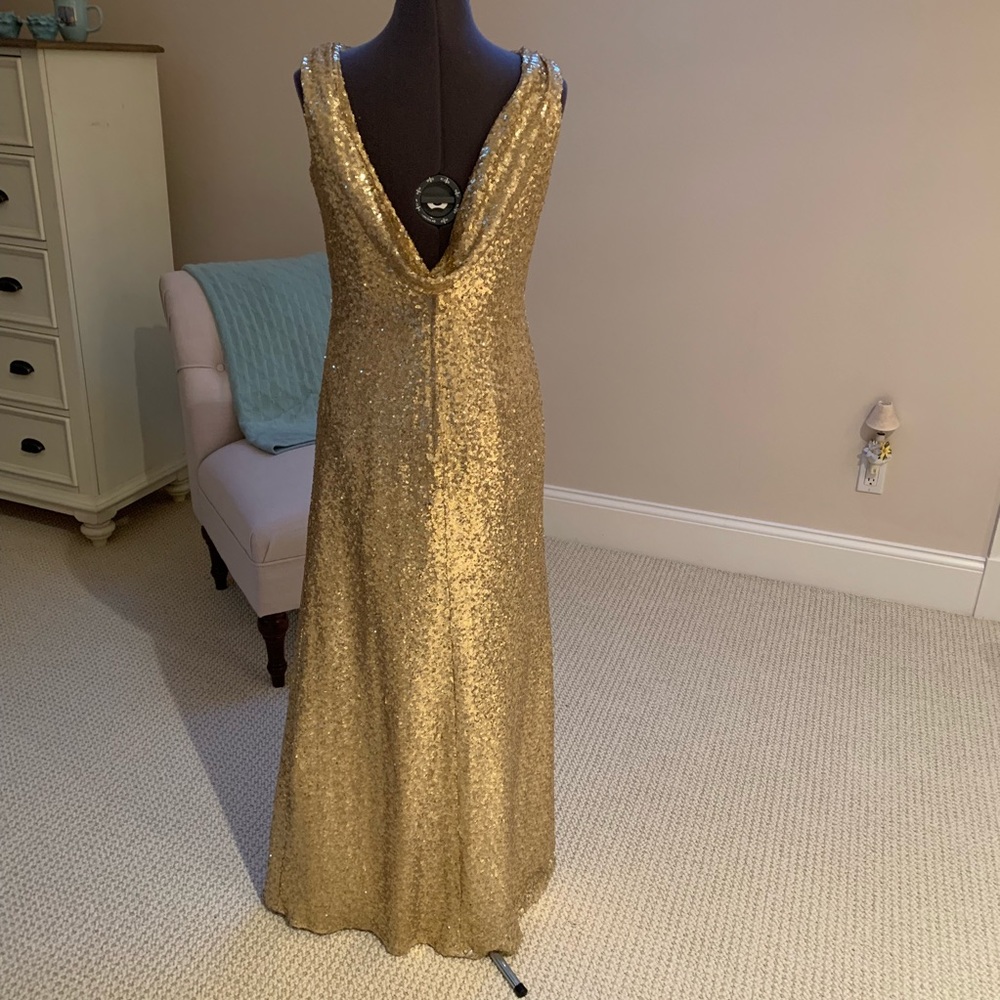 Christina Wu Celebration Sequin Gown, Size 8 - Picture 6 of 10